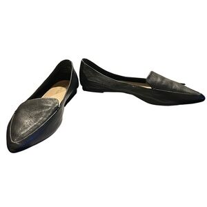 Essex Lane Women’s Black, Size 9 Soft Leather Loafers